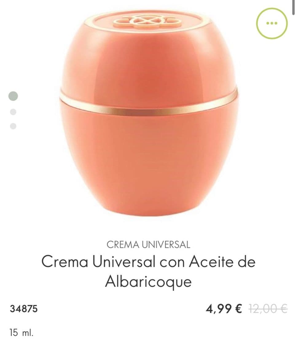 Moda Crema Universal con Aceite de Albaricoque