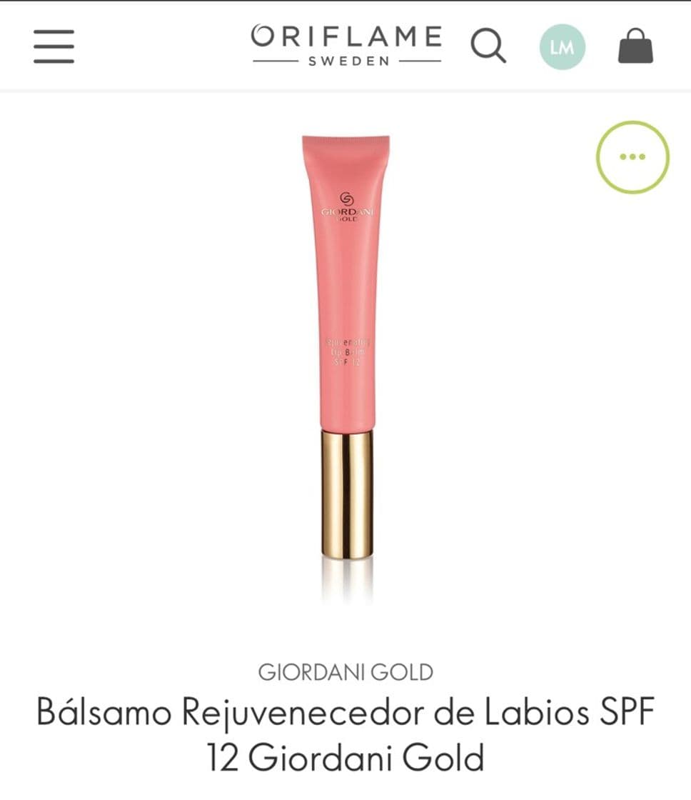 Moda Bálsamo Rejuvenecedor de Labios SPF 12 Giordani Gold