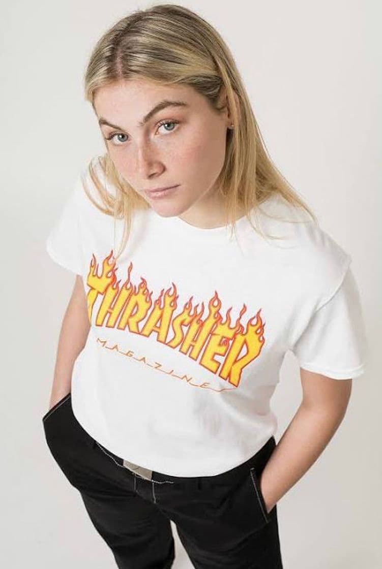 Moda Thrasher flame white 