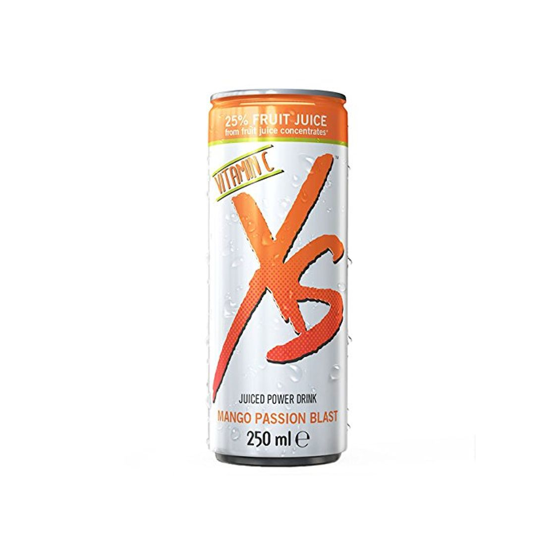 Product Amway bebida XS Juiced Power Drink mango Passion Blast 1 cartón de 12 latas