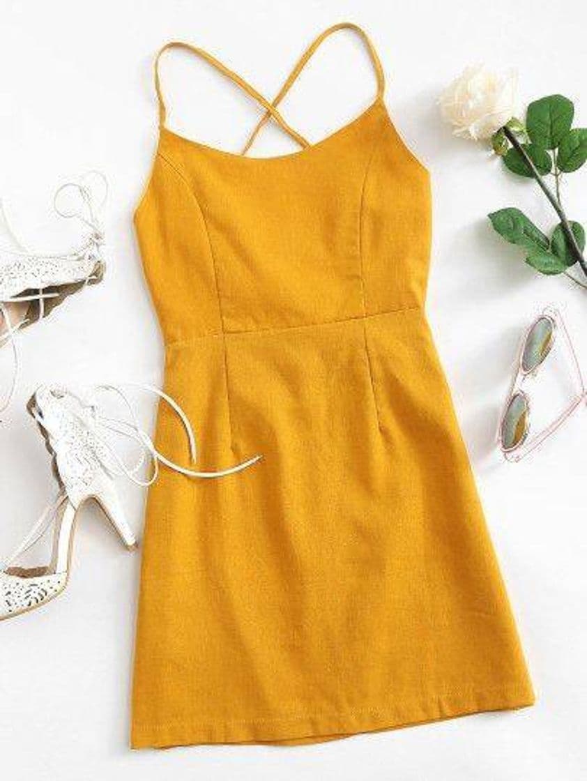 Product Vestido amarillo 