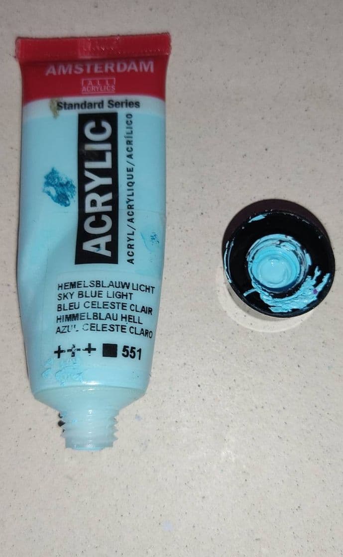 Product Pintura acrílica Amsterdam tubo 20 ml color Nº 551 Azul Celeste Claro