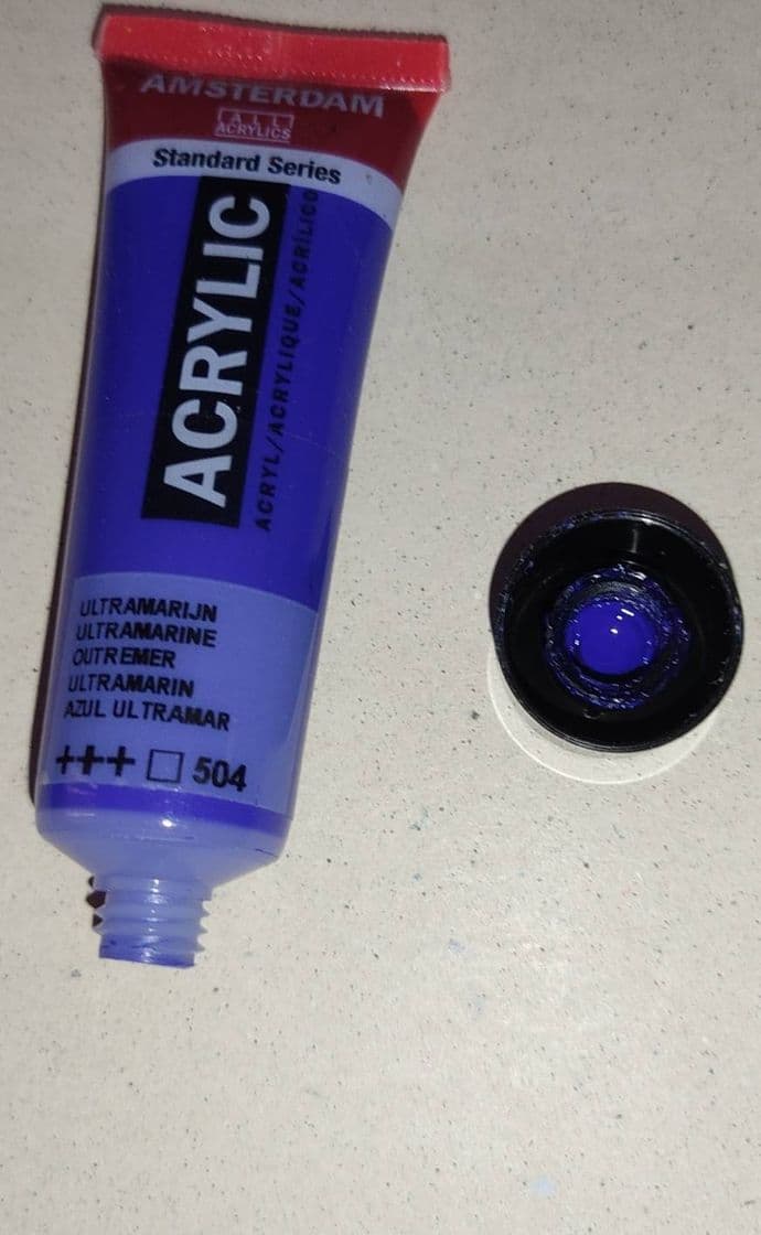 Product Pintura acrílica Amsterdam tubo 20 ml color Nº 504 Azul Ultramar