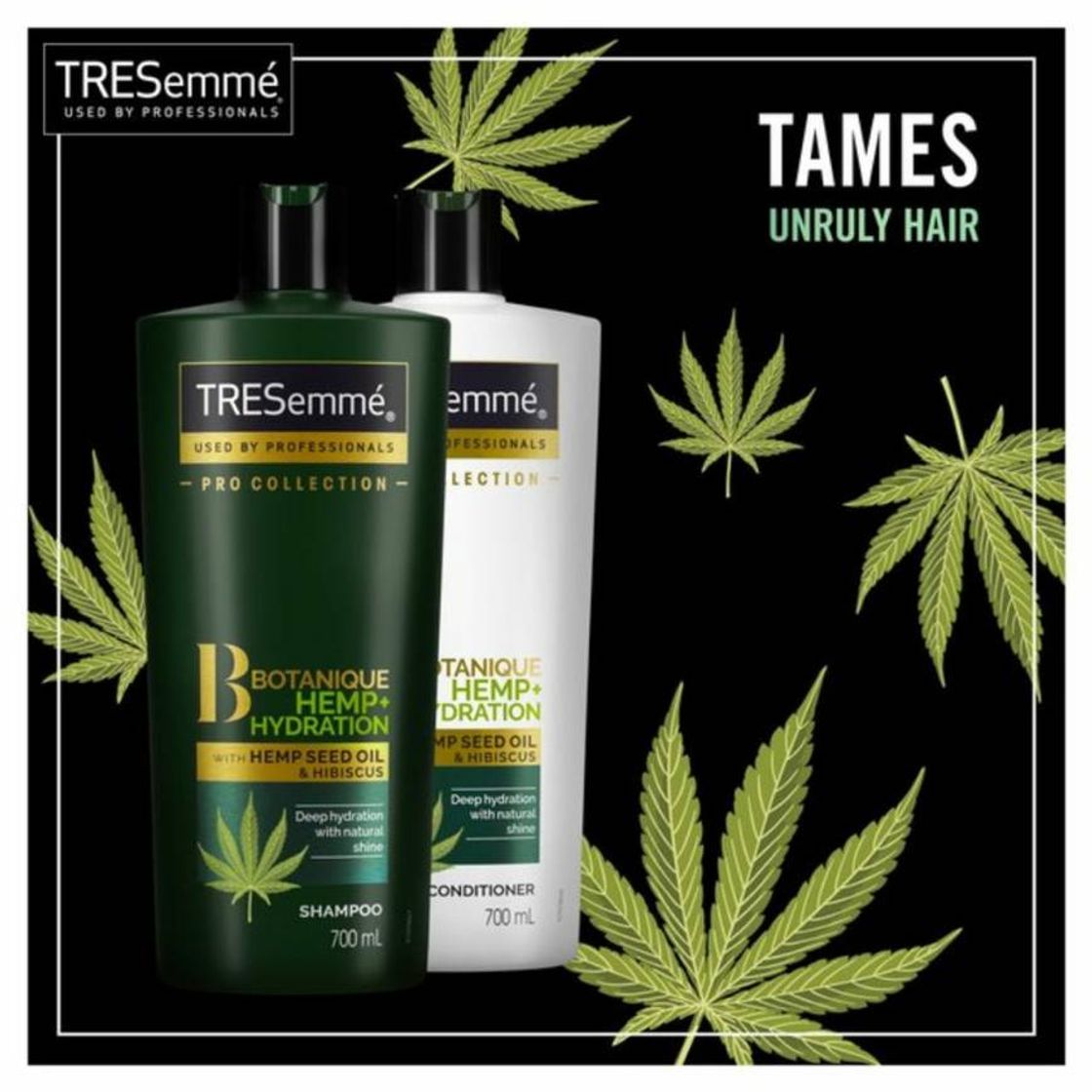 Moda TRESemmé shampoo hemp