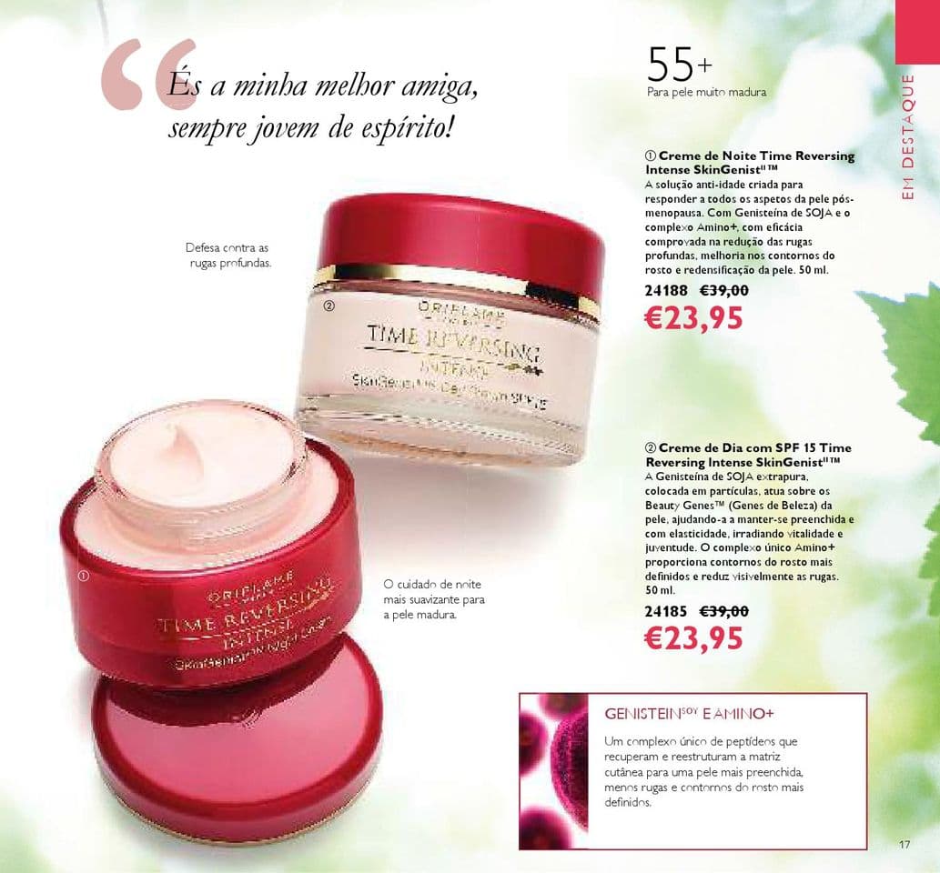 Beauty ORIFLAME Time Reversing Intense 55+ SkinGenist II SPF 15 Crema de Día