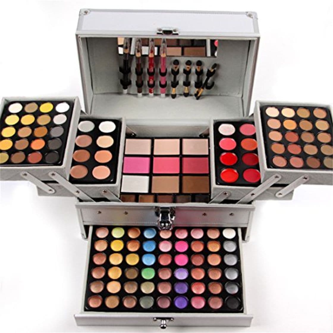 Beauty JasCherry Paleta de Sombras de Ojos 132 Colores de Maquillaje Set Kit