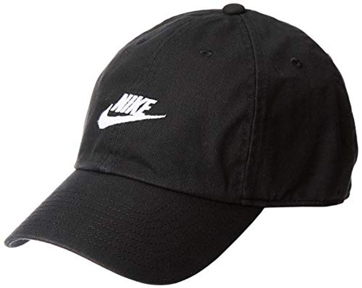 Fashion NIKE U NSW H86 Cap Futura Washed Gorra, Unisex Adulto, Black/Black/