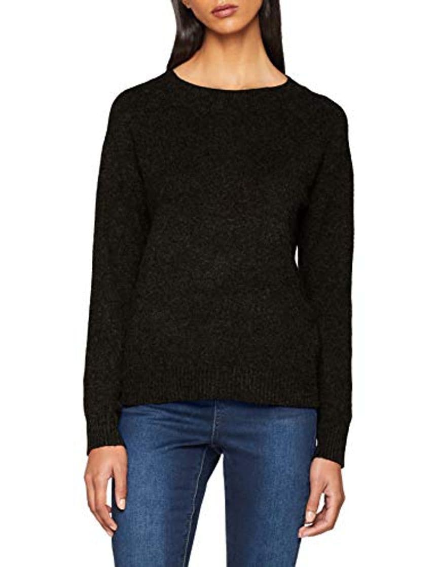 Fashion Vero Moda Vmdoffy LS O-Neck Blouse Noos suéter, Negro