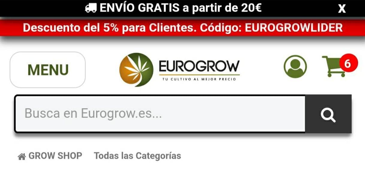 Moda Grow Shop Online Eurogrow: La mejor y más Barata tienda Grow ...