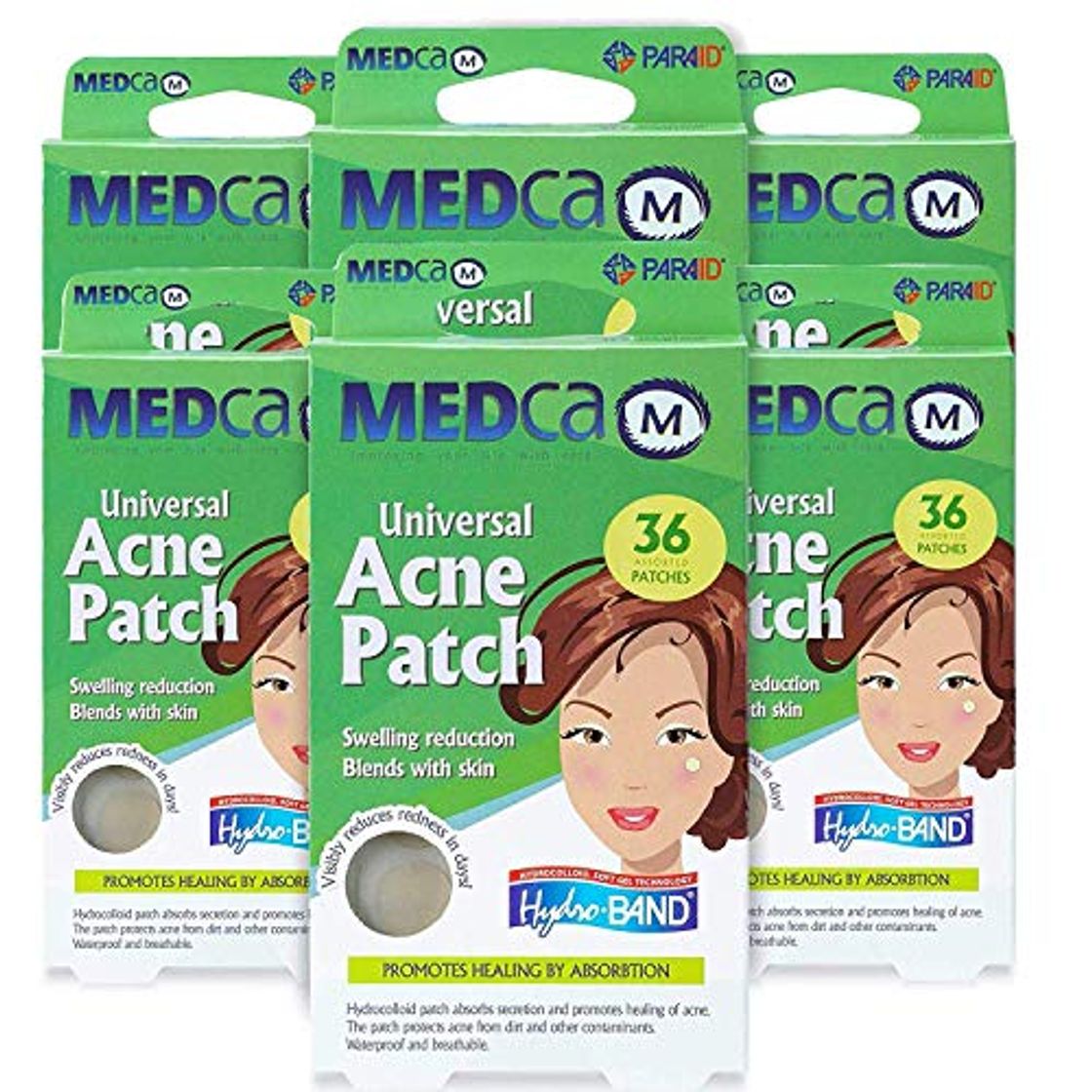 Beauty Parches Absorventes cuidado de Acne - Vendajes Hidrocoloides