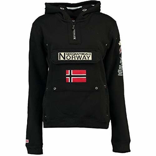 Moda Geographical Norway Sudadera Mujer GYMCLASS A Negro S