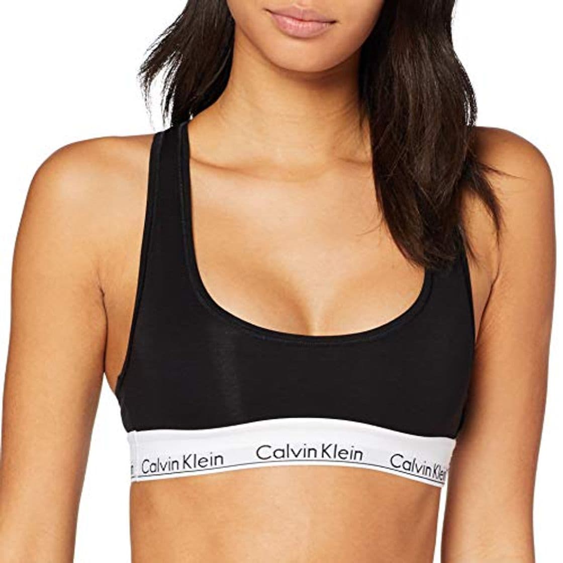 Product Calvin Klein Bralette Sujetador de triángulo, Negro