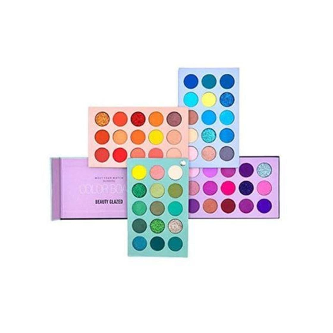 Product Beauty Glazed 60 Color Nuevo maquillaje Paleta de sombras de ojos 4