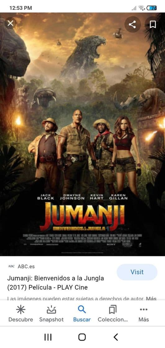 Película Jumanji: Welcome to the Jungle