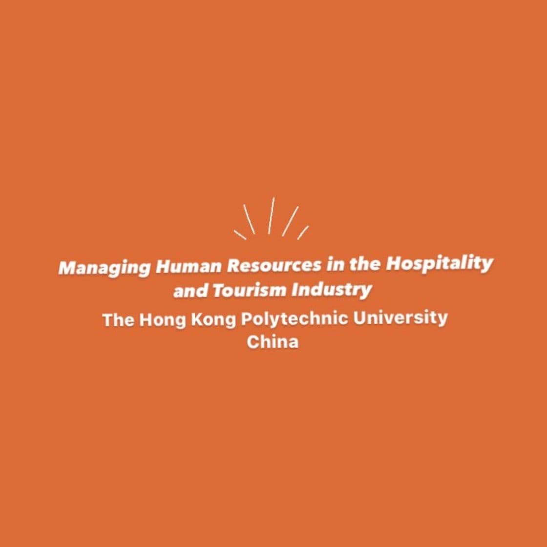 Moda Managing Human Resources in the Hospitality and Tourism Industry ...