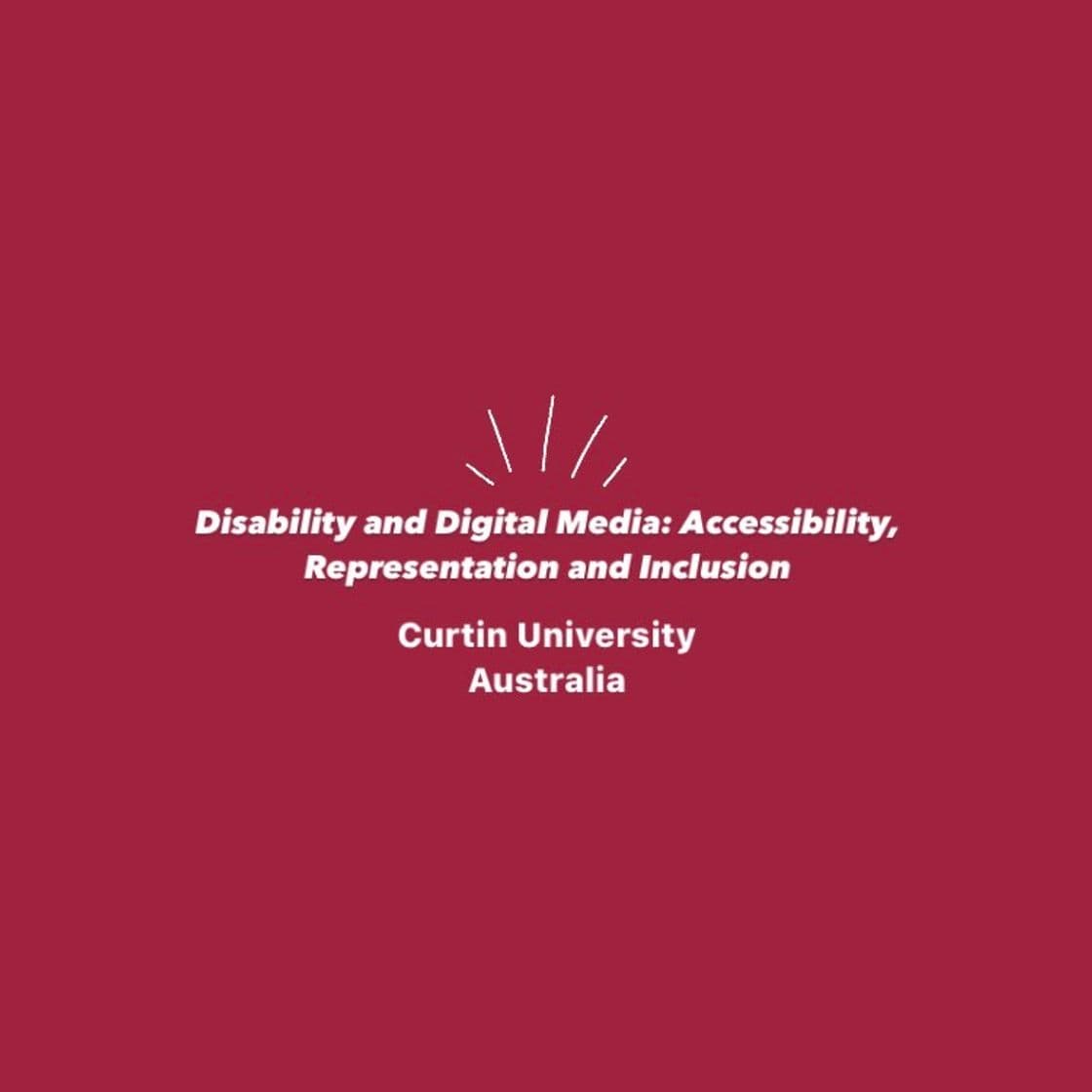 Moda Disability and Digital Media: Accessibility, Representation and ...