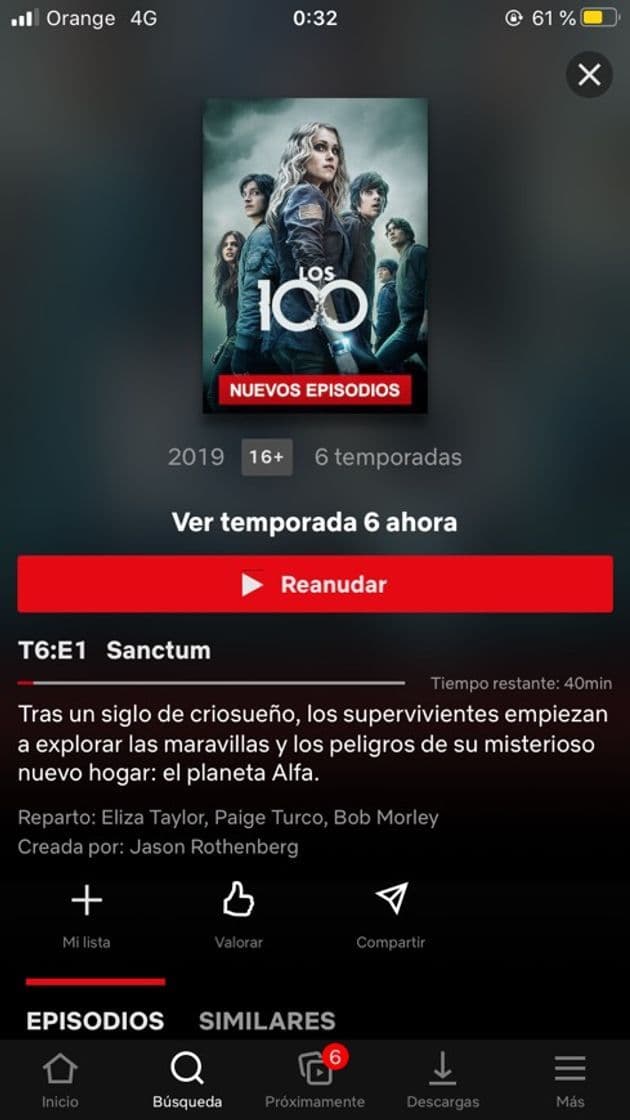 Serie The 100 | Netflix