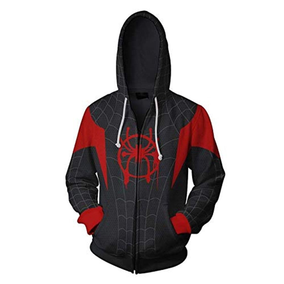 Moda Cosplay Sudadera con Capucha Spider-Man Miles Morales