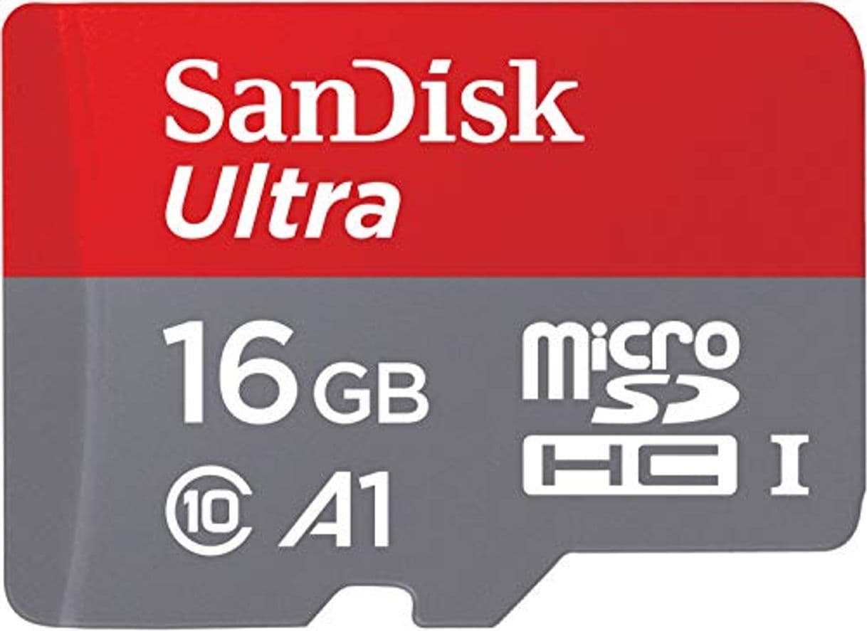 Producto SanDisk Ultra - Tarjeta de memoria microSDHC de 16 GB con adaptador