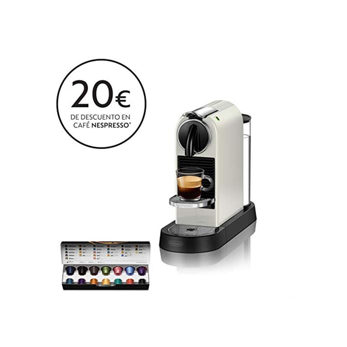 Home Nespresso De'Longhi Citiz EN167.W - Cafetera monodosis de cápsulas Nespresso