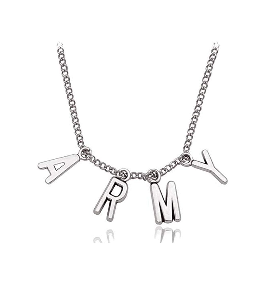 Product AlonSwallow Collar Bangtan Boys BTS Colgante Cadena Hope Rap Monster Excelente Regalo para El Collar De Letra Army