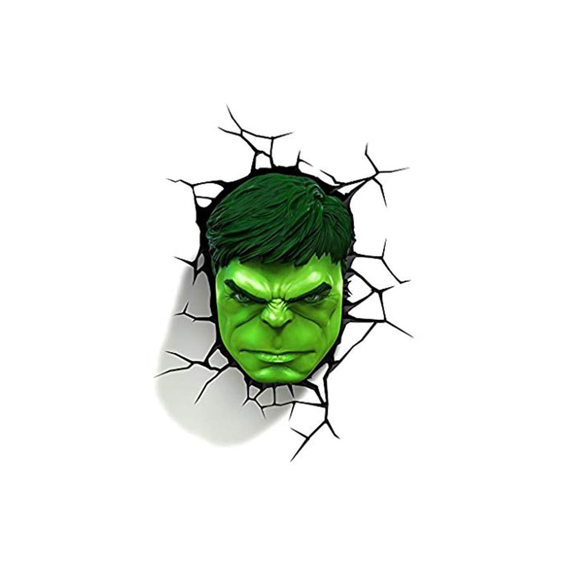 Producto JU FU - Luminaria Lámpara de pared - Avengers Hulk mask 3D