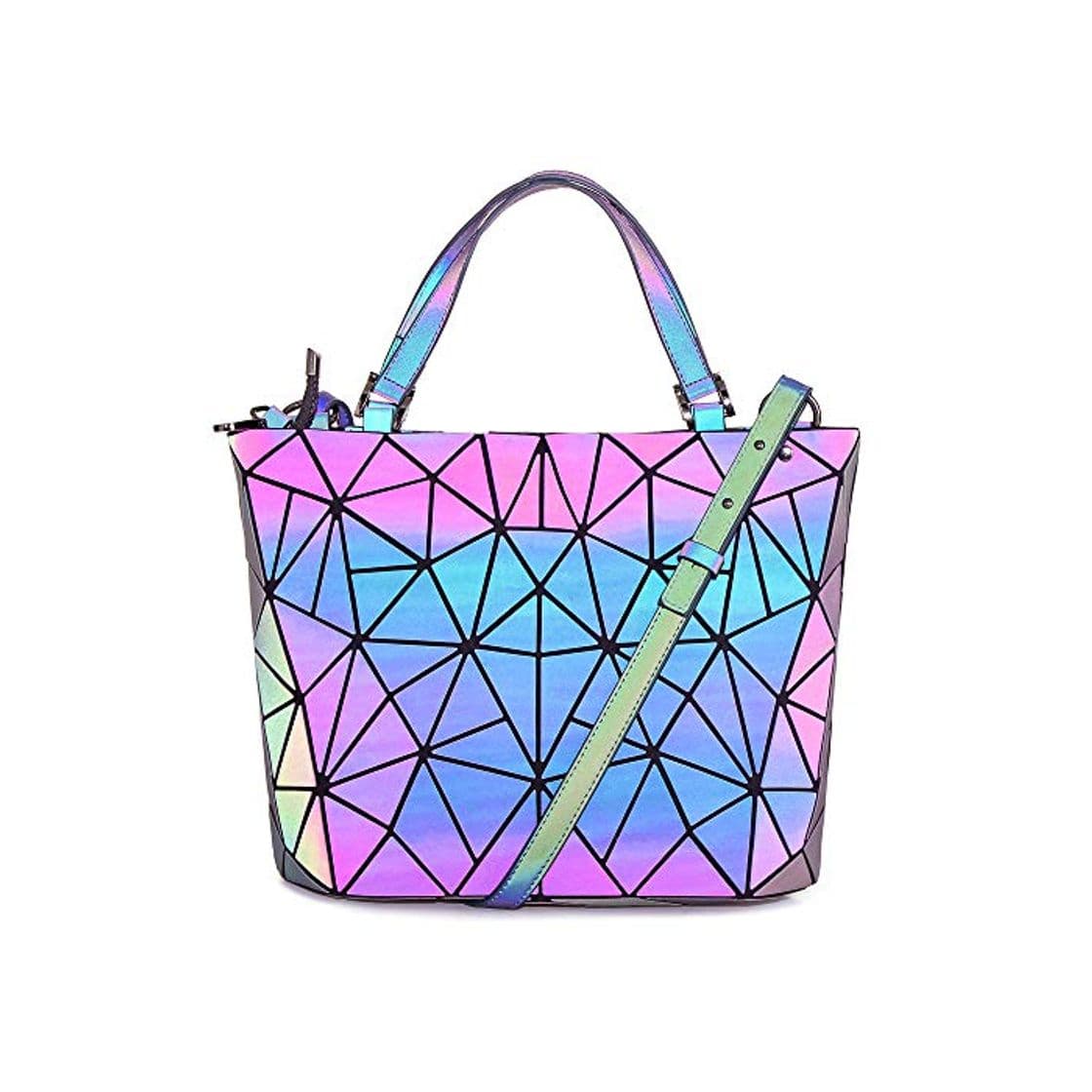 Producto Hot One Shard Lattice Design Bolso geométrico PU Bolsos y Bolsos de