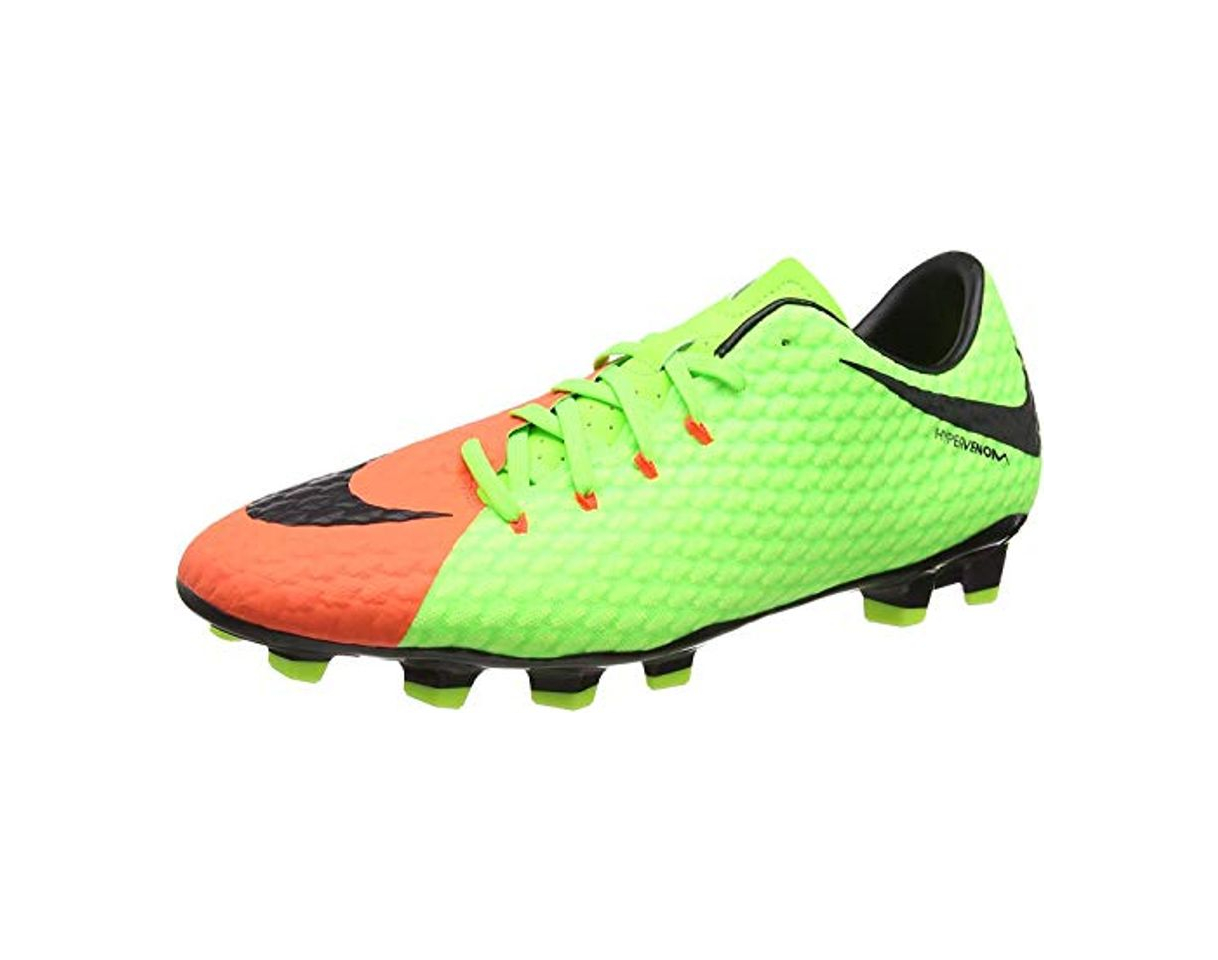 Fashion Nike Hypervenom Phelon Iii Fg, Botas de Fútbol para Hombre, Verde