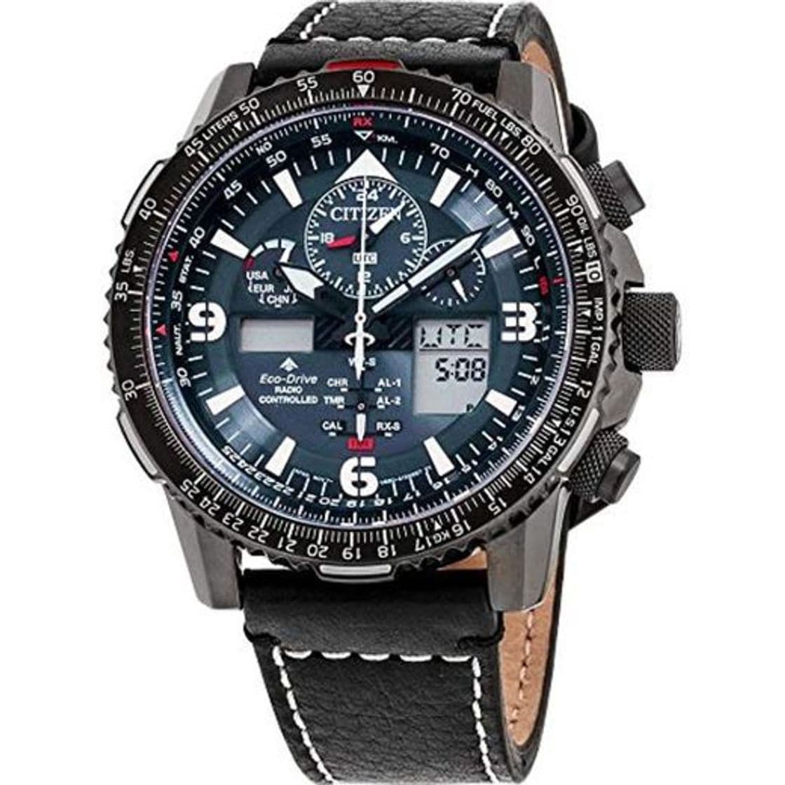 Product Citizen Reloj de Hombre Cuarzo Correa de Cuero Caja de Acero JY8077