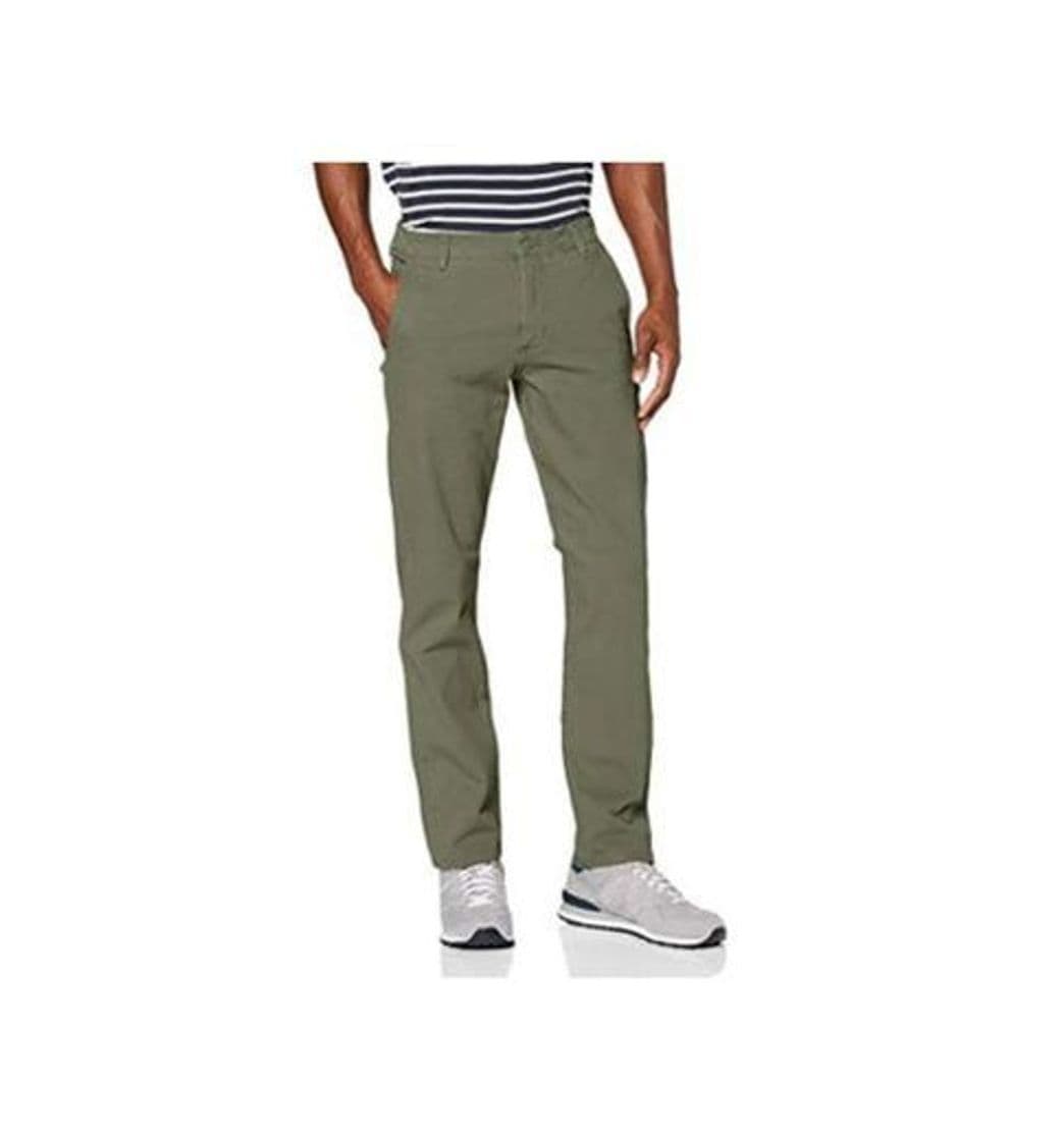 Fashion Dockers Alpha 4-Way Stretch Chino Slim Tapered Pantalones, Verde Olive 0001, 34W