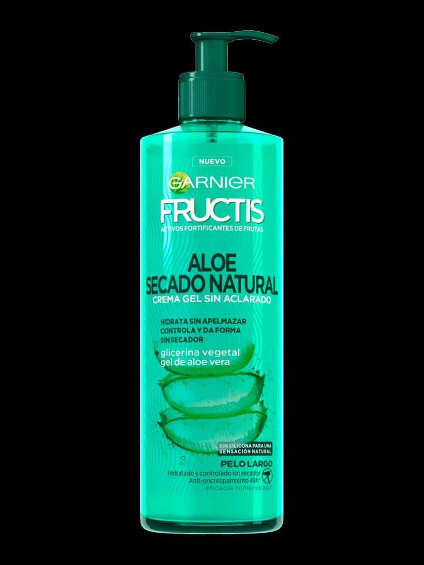 Beauty Garnier Fructis Aloe Secado Natural Crema Gel sin Aclarado - 3 Recipientes