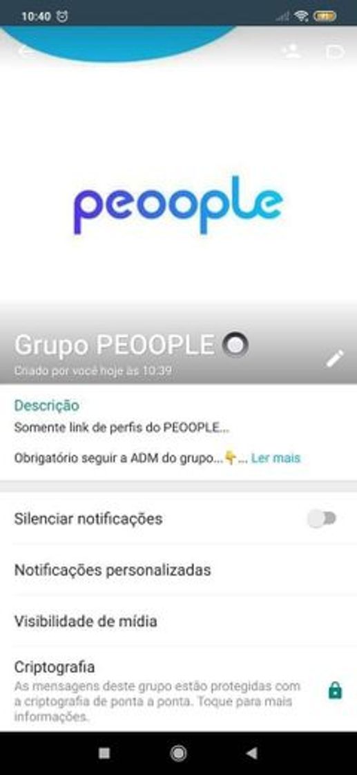 Moda GRUPO DE INTERAÇÃO PEOOPLE 🔘 , link disponível na descrição