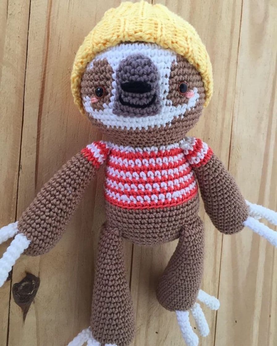 Moda Amigurumi Preguiça Otis