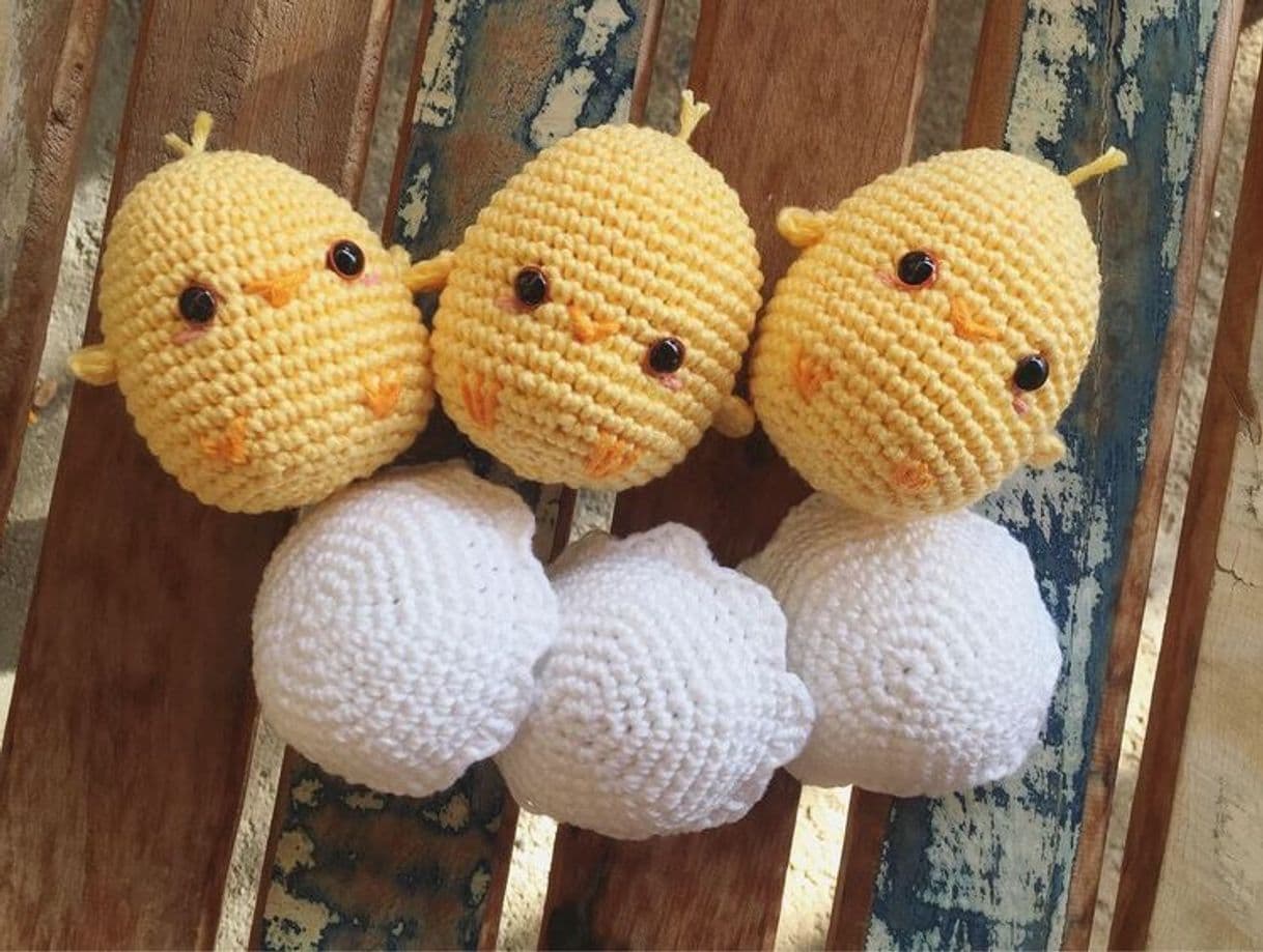 Moda Amigurumi Trio Pintinhos