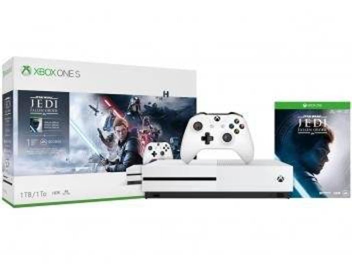 Fashion Xbox One S 1TB 1 Controle Microsoft com 1 Jogo - 1 Mês de Xb