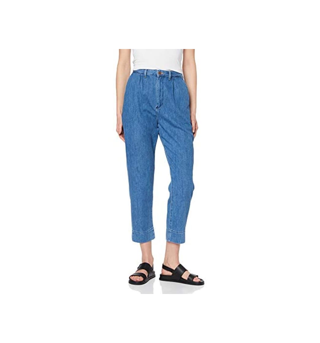 Moda Wrangler Mom Chino Vaqueros Straight, Azul