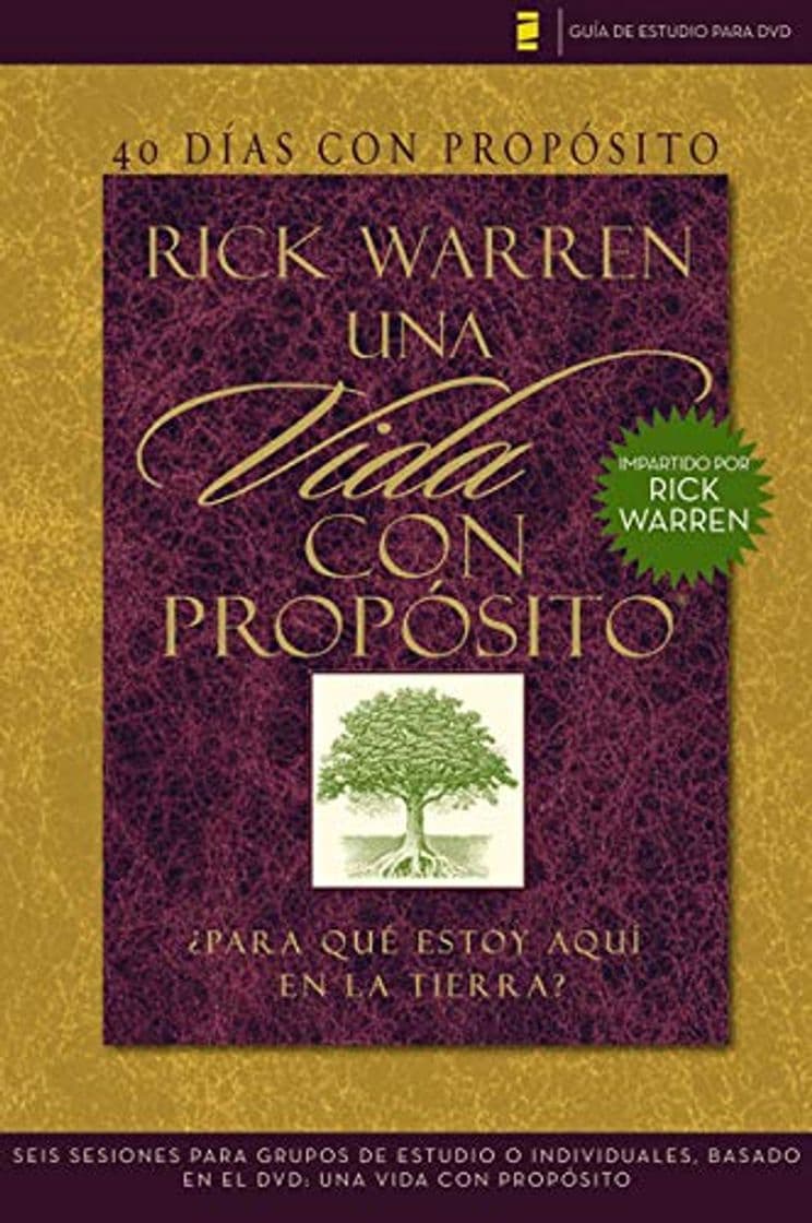 Libro 40 Dias Con Proposito. Vida Con Proposito. Para Que Estoy Aqui en