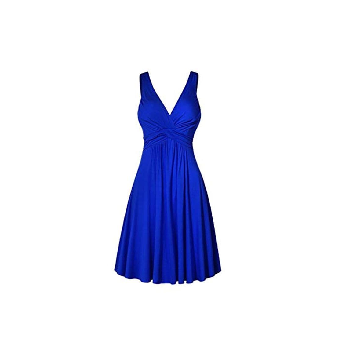 Fashion Audrey Hepburn 60 s Vestido de noche sexy cuello en V sin mangas cinturones para mujer retro vestido de gato impreso Rockabilly Swing vestido azul XL