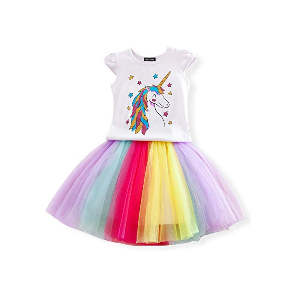 Moda K-youth Vestido Niña, Lindo Rayas Vestido para Niñas Sin Mangas Casual Princesa