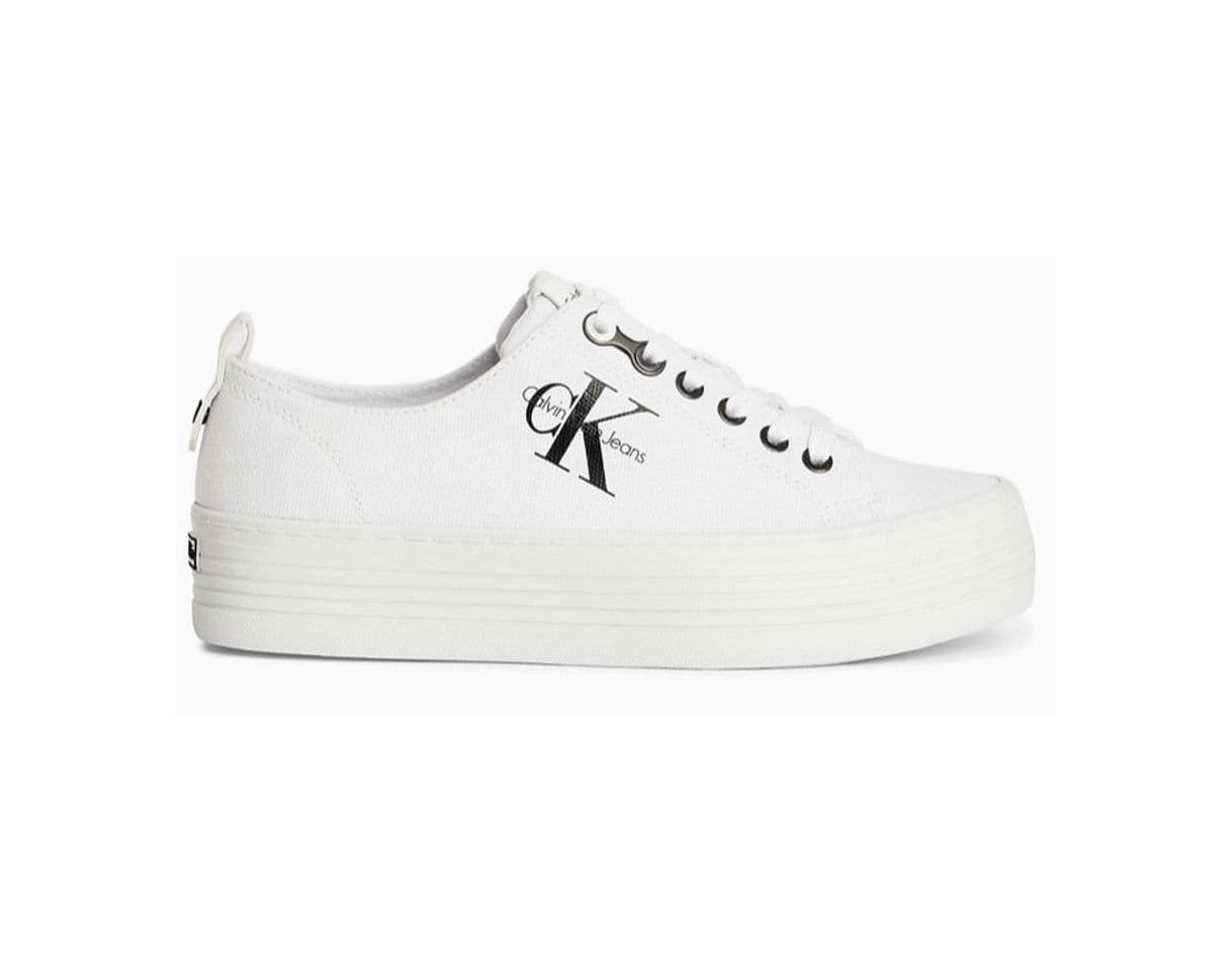 Producto PLATFORM CANVAS SNEAKERS White 