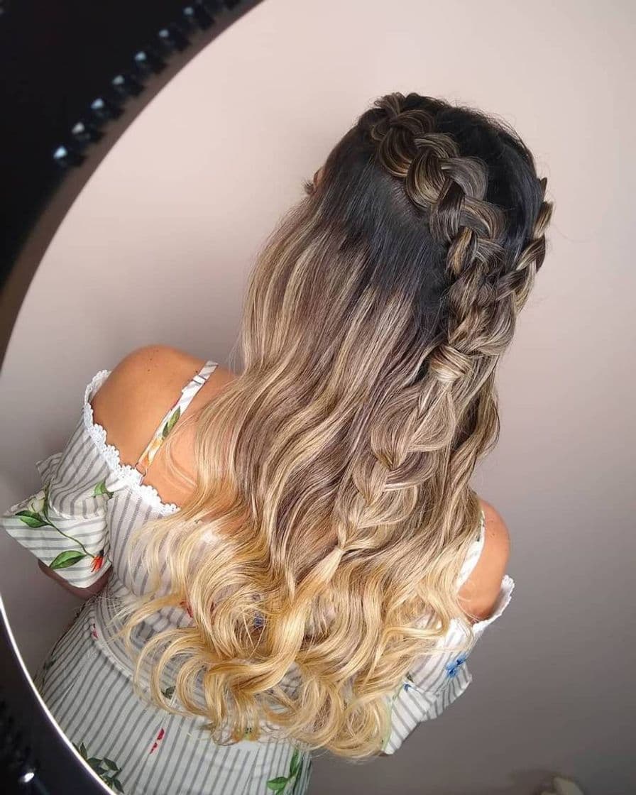 Moda Penteado pra cabelo longo 