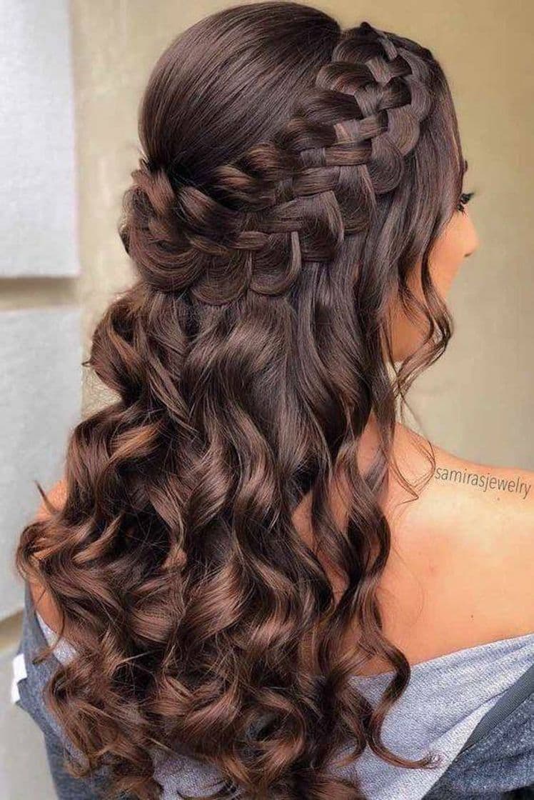 Moda Cabelo longo penteado