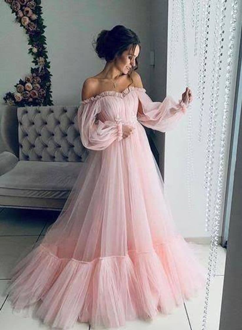 Fashion Vestido cor de rosa