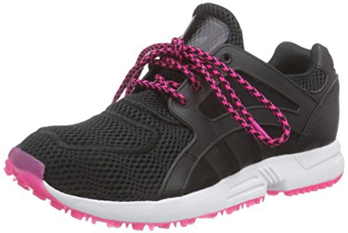 Fashion adidas Racer Lite W, Zapatillas de Deporte para Mujer, Negro/Rosa