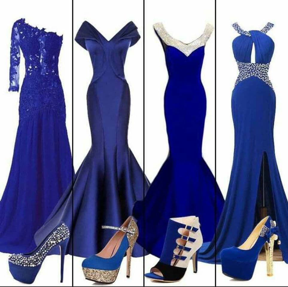 Moda Vestidos azules