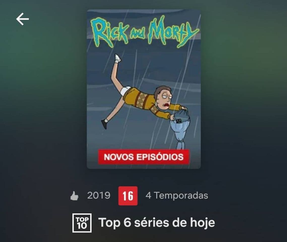 Serie Rick And Morty - Netflix