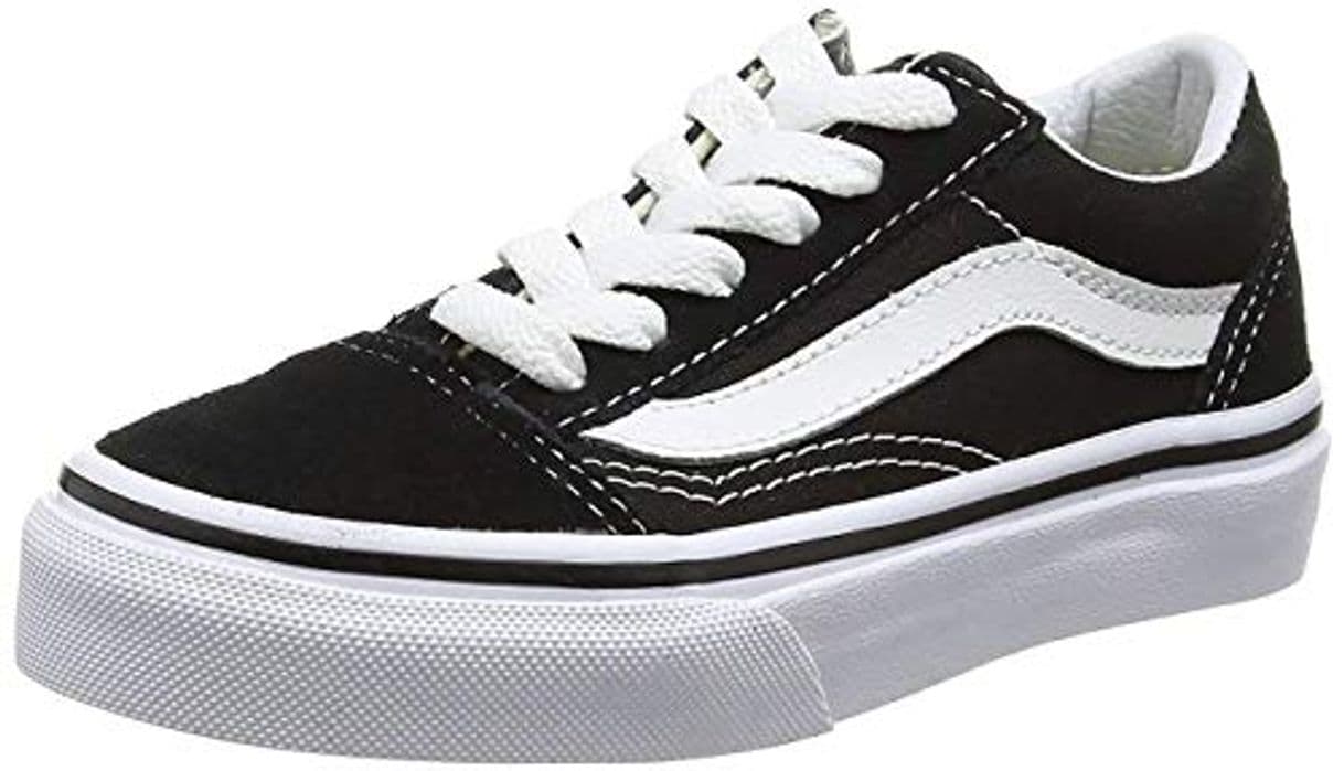 Moda Vans Old Skool, Zapatillas Unisex Niños, Negro