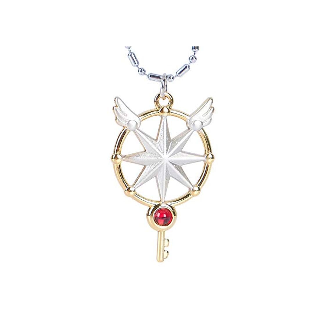 Producto Lanyifang Anime Cardcaptor Sakura Clear Card Cosplay Sueño Llave Varita Colgante Collar Amuleto