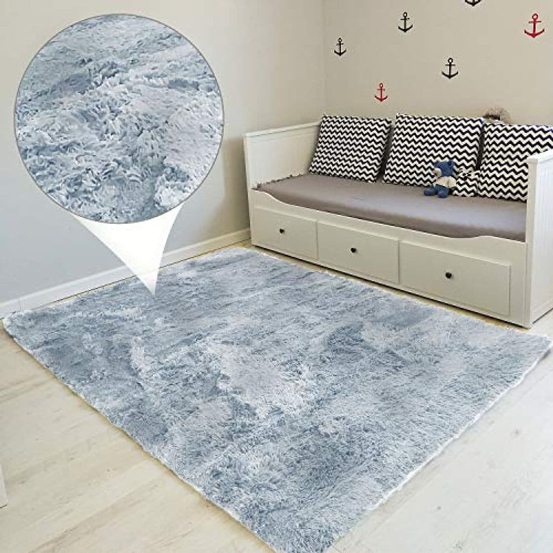 Producto Amazinggirl alfombras Salon Grandes - Pelo Largo Alfombra habitación Dormitorio Lavables Comedor