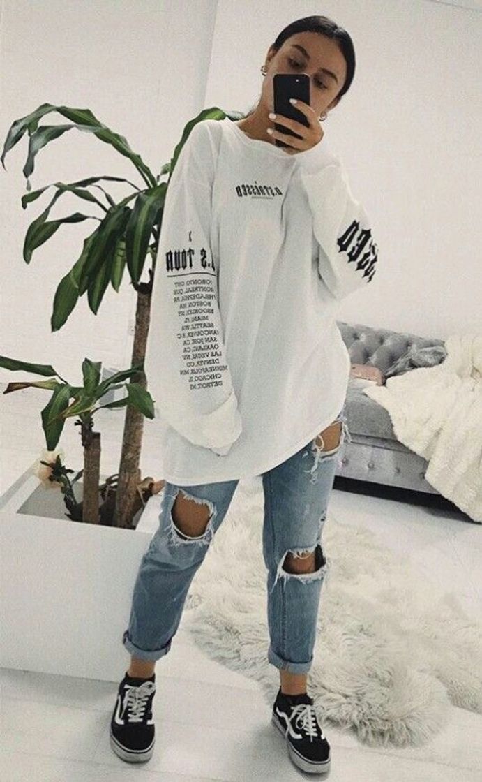 Moda oversized sweatshirt 